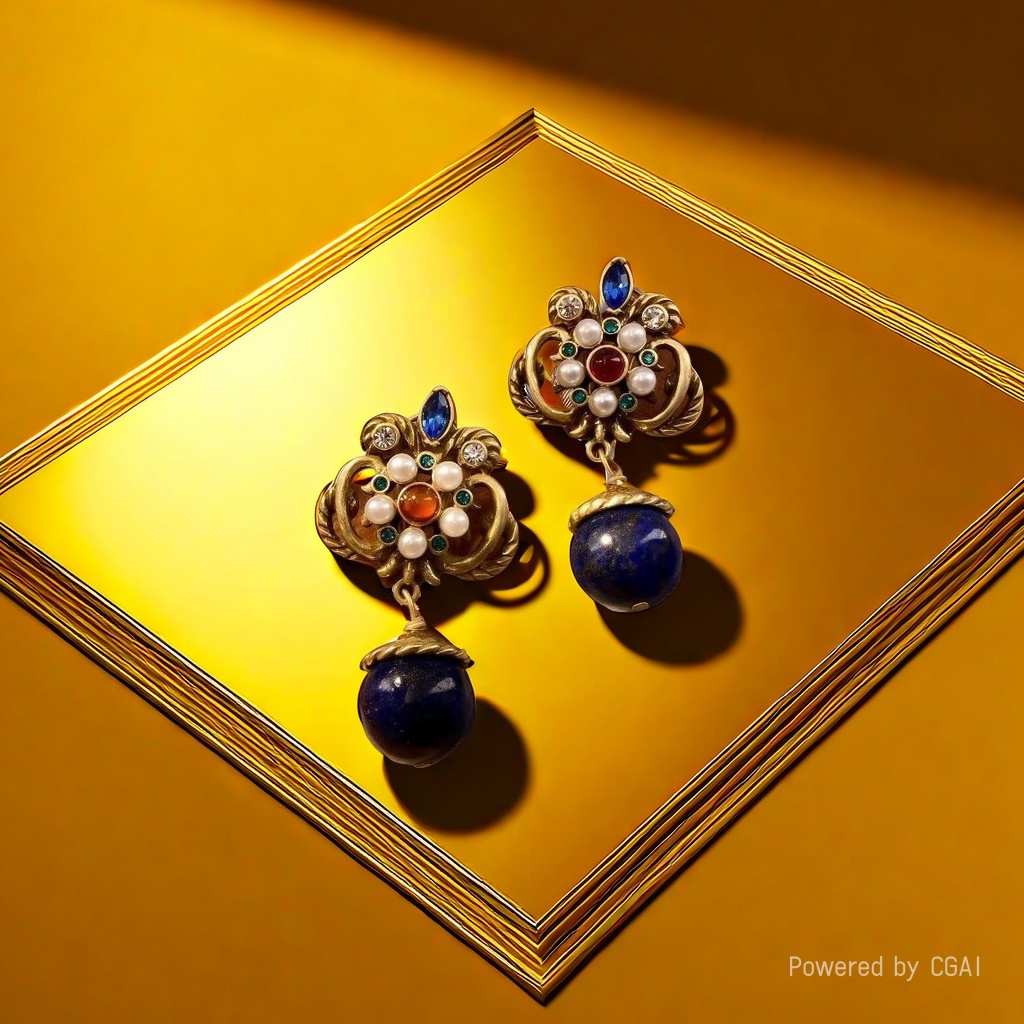 饰品/耳环/耳饰/烧焊锆石耳环/烧焊耳环白底实物图