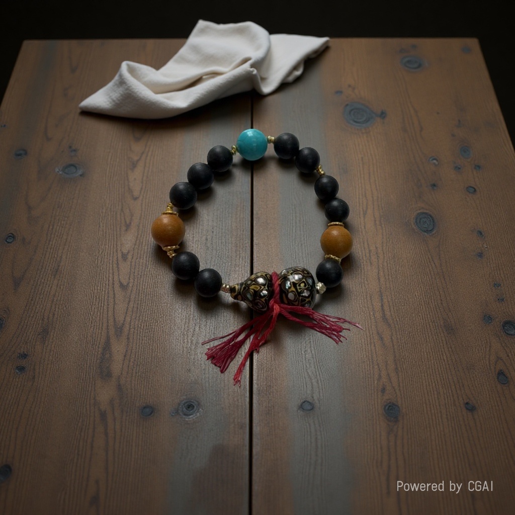 Tangtangtang Chinese Medicine Bracelet - Black Skin Pills Bracelet Specification image