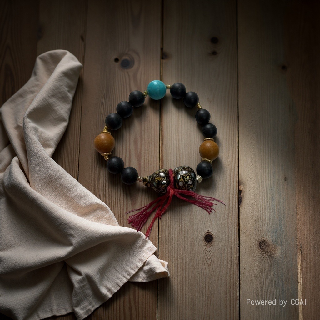 糖唐堂中药手串黑肌丸手串