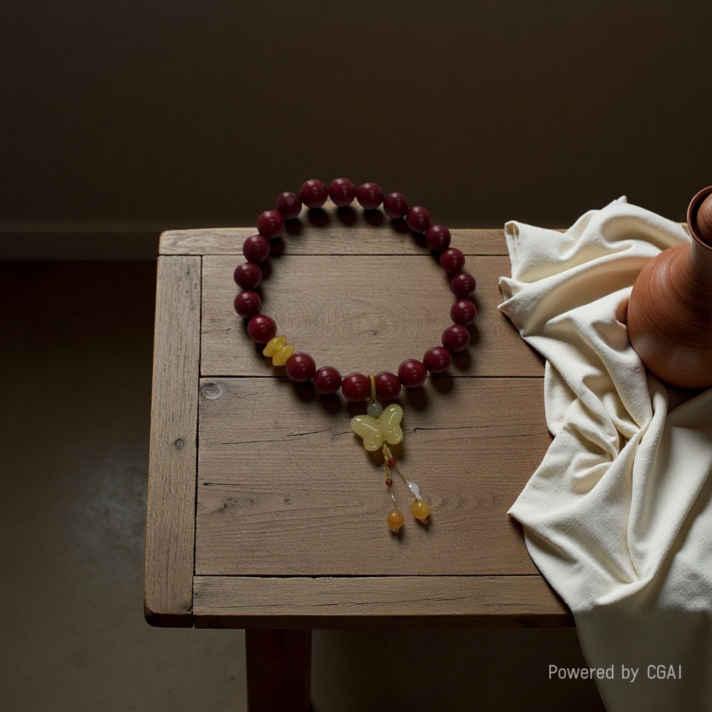 Tangtangtang Chinese Medicine Bracelet Flower Bud Bracelet SC000422 Application Scenario
