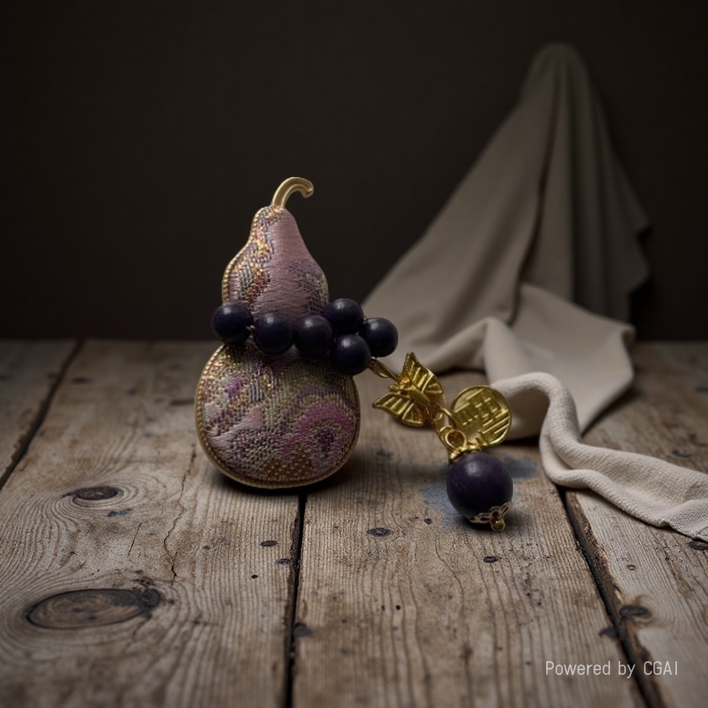 糖唐堂合香珠紫气合香珠胸针