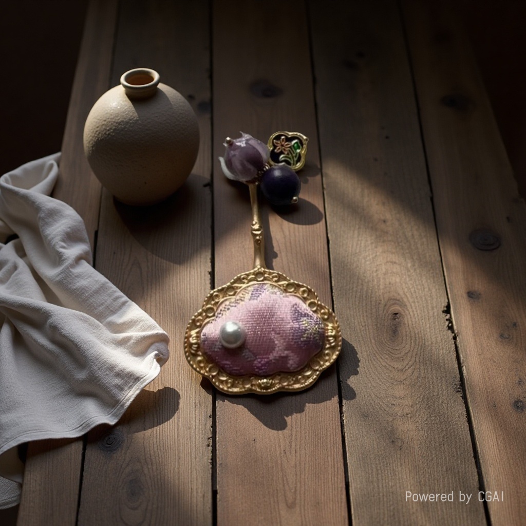 糖唐堂合香珠紫气合香珠胸针XZ000593