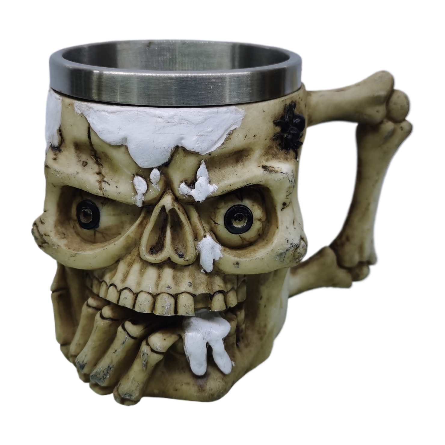 骷髅造型摆件杯子工艺品装饰艺术品收藏品