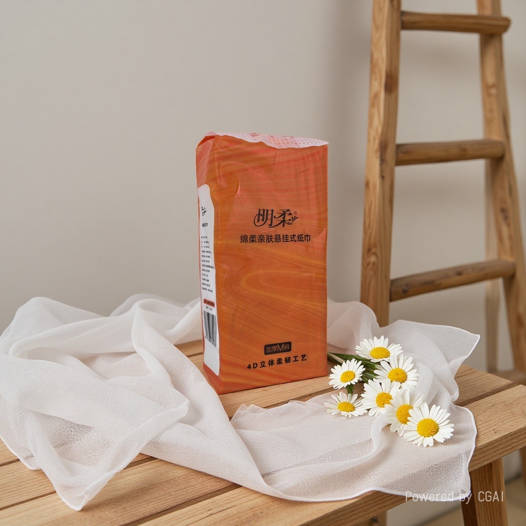 Ming jianmian flexible naranja empaque colgante toalla de cocina papel higiénico absorbente de aceite toalla de papel para uso doméstico paño de cocina toalla de papel multifuncional paquete de correo Specification image