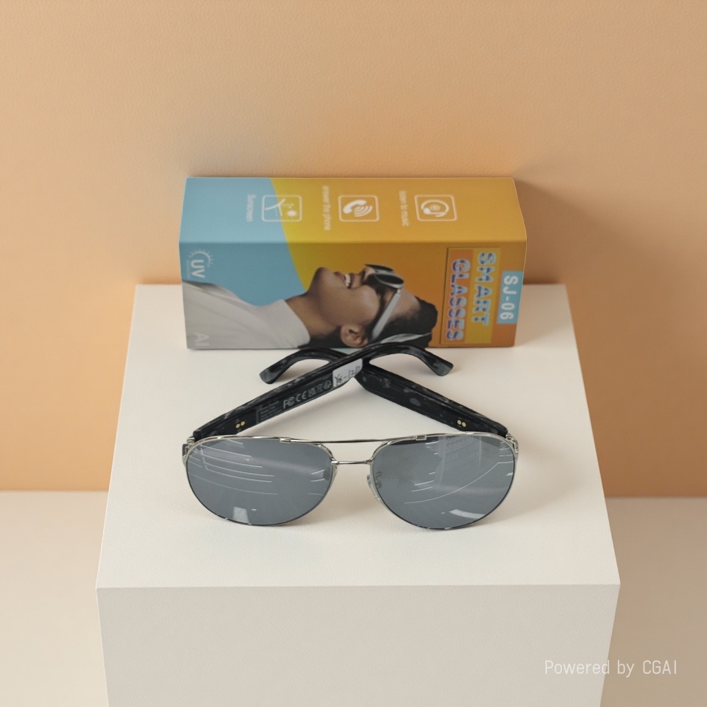 智能眼镜实物图