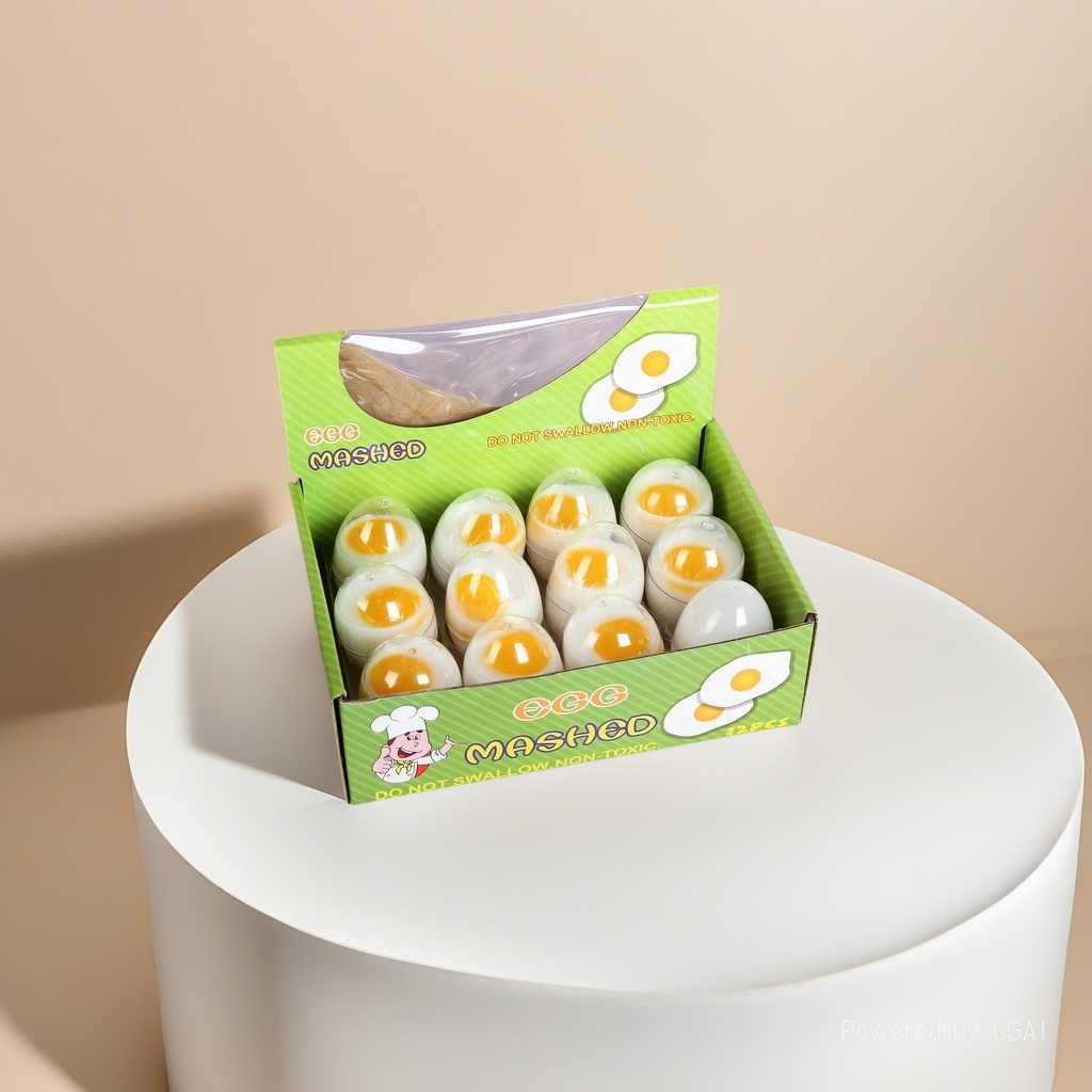 The egg series simulation toys, the Amazing SLIME, from the foreign trade factory can be supplied to suppliers thumbnail