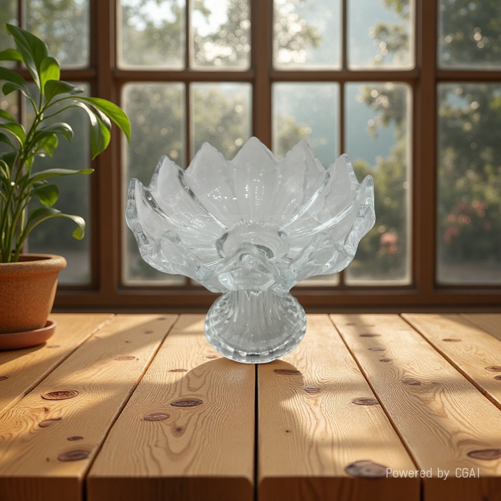 European-style high-end crystal glass fruit platters, KTV beauty salons, new Chinese-style fruit platters, transparent glass factory direct sales, Yangxuan Specification image