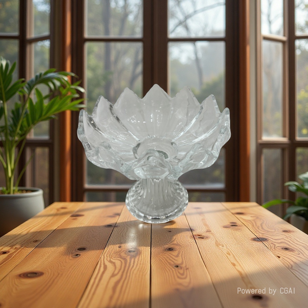 European-style high-end crystal glass fruit platters, KTV beauty salons, new Chinese-style fruit platters, transparent glass factory direct sales, Yangxuan Application Scenario