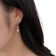 Obiya long and elegant earrings, women's fashion accessories, simple stud earrings, women's versatile and trendy designs