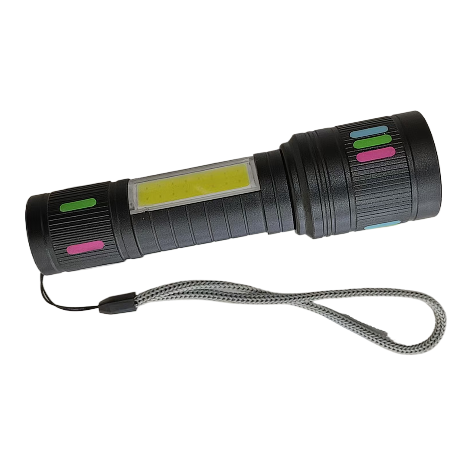 Outdoor handheld flashlight, high-intensity laser light, night lighting for driving pigs and hunting tigers, multi-functional portable lamp