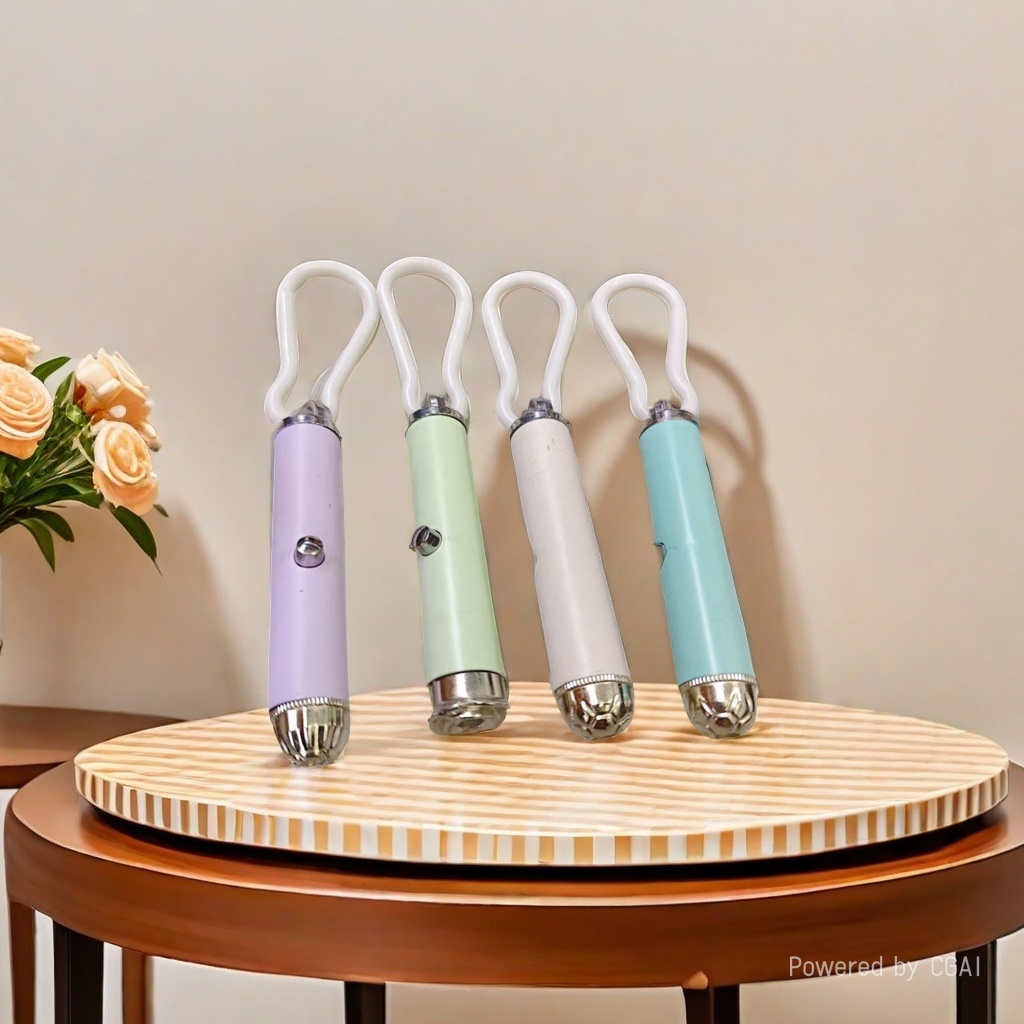 激光灯 新款马卡龙红外线 发光玩具 逗猫玩具 12个一卡包装 厂家批发