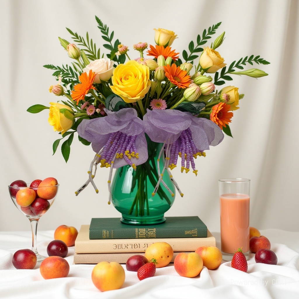 Purple flower-shaped hair accessories, hairpins, butterfly acrylic red headwear, women's hair clips, hair accessories Item Picture