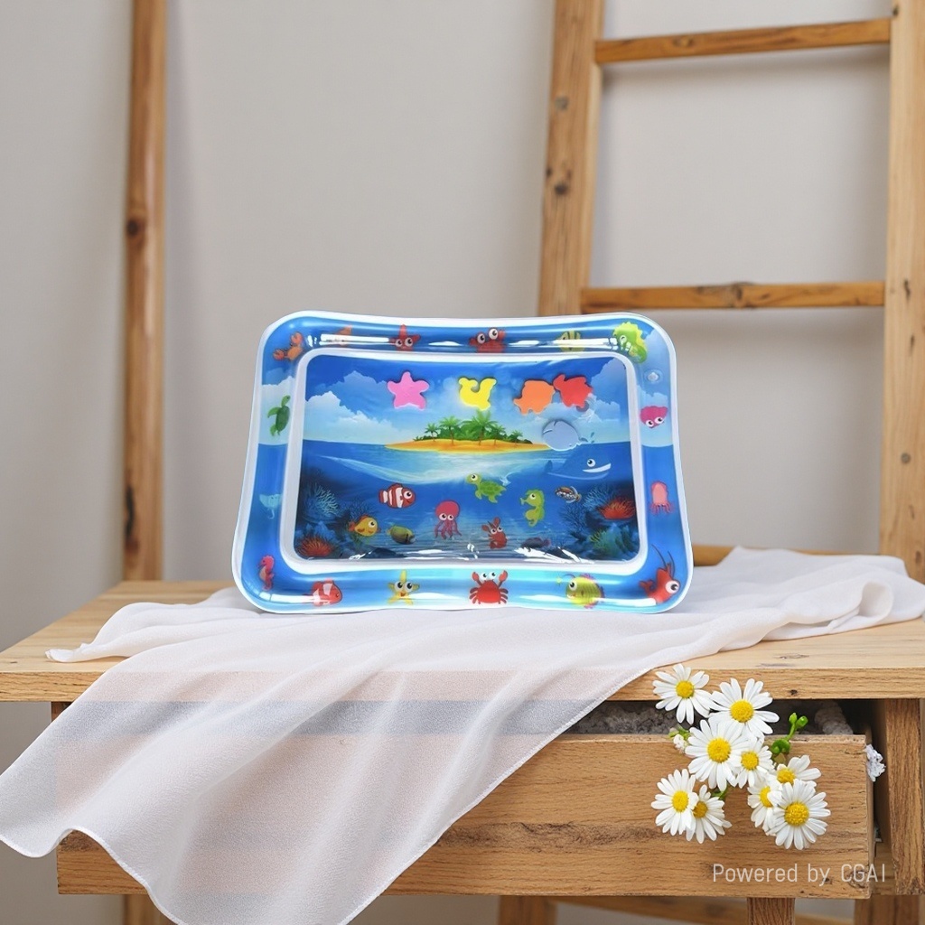 海洋主题婴儿爬爬垫填水夏天凉爽