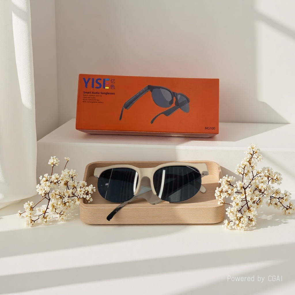 AI眼镜/智能vr眼镜/智能眼镜/vr眼镜/智能拍摄眼镜产品图