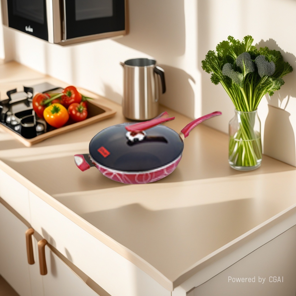 不锈钢锅白底实物图