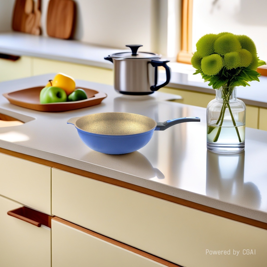 Kitchen Code: Korean original imported universal golden tourmaline wok 32cm (Color of the wok lid not included can be noted) Application Scenario