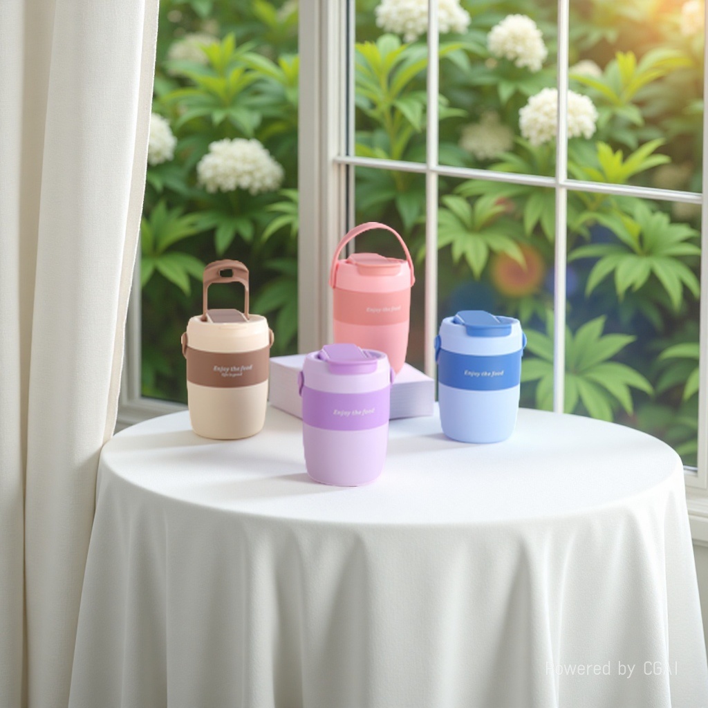Customized color portable insulated cups for children, cute titanium alloy ice cup with a slanted span, insulated cups, and student portable insulated bottles Specification image