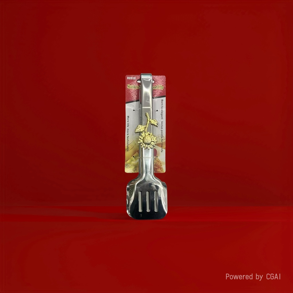Stainless steel silicone pasta tongs, multi-functional barbecue tongs, public tableware set, stainless steel serving spoons, food tongs, ice cube tongs, hotel buffet service tongs Application Scenario