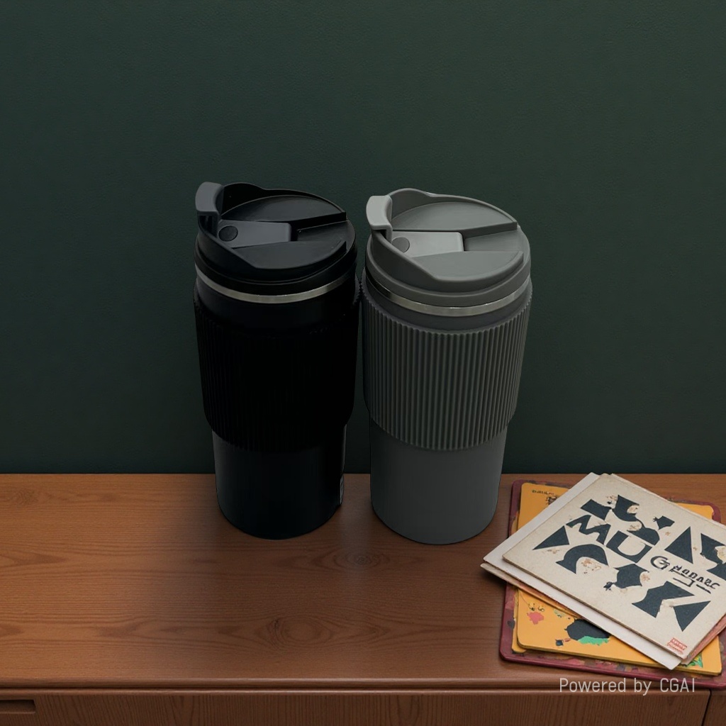 New coffee cup, 304 stainless steel insulated cup, high appearance level, double-layer water cup, portable car gift insulated cup wholesale Specification image