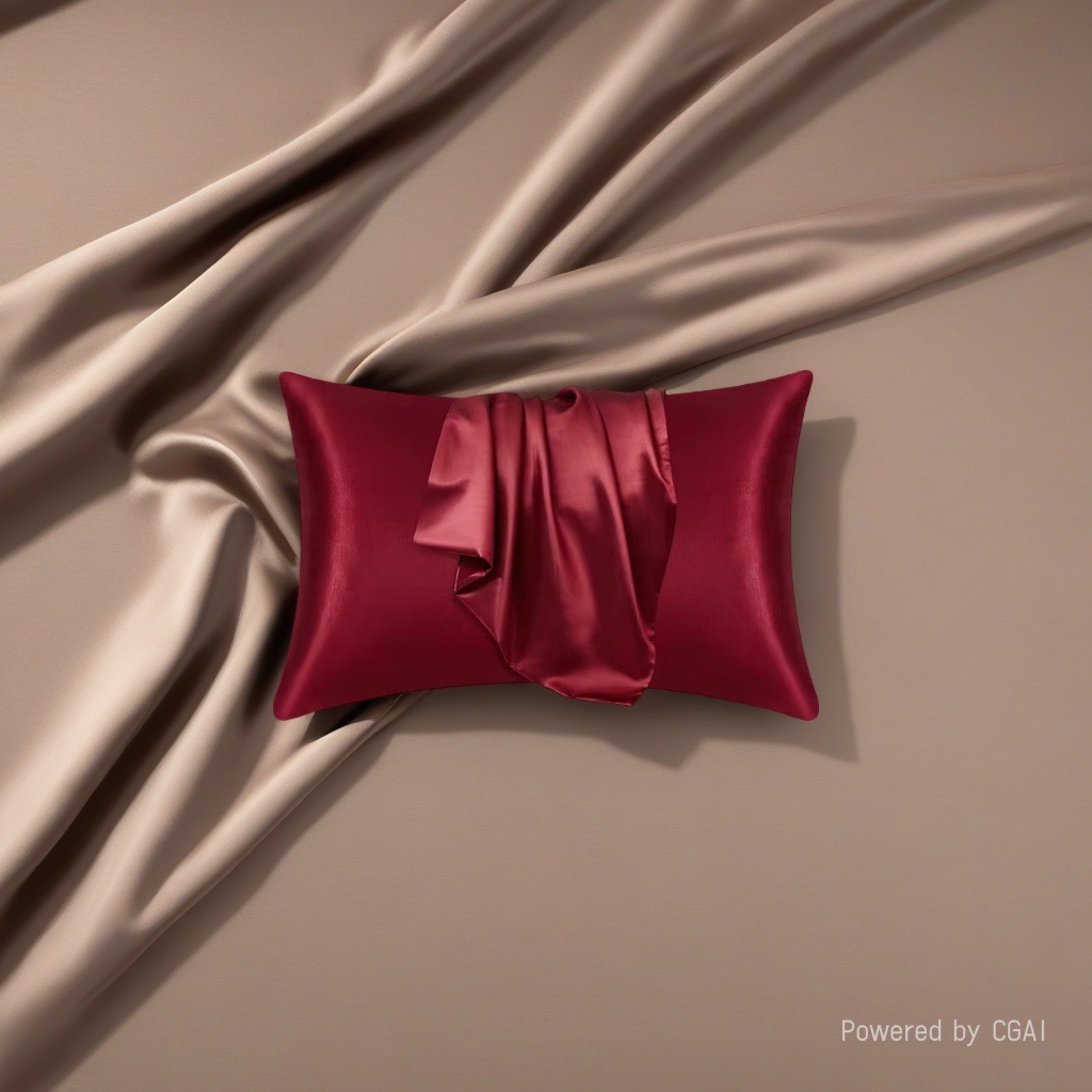 舒适透气健康睡眠枕成人儿童适用高品质柔软护颈床品水洗真丝枕套单人冰丝色丁丝绸仿真丝枕头套跨境