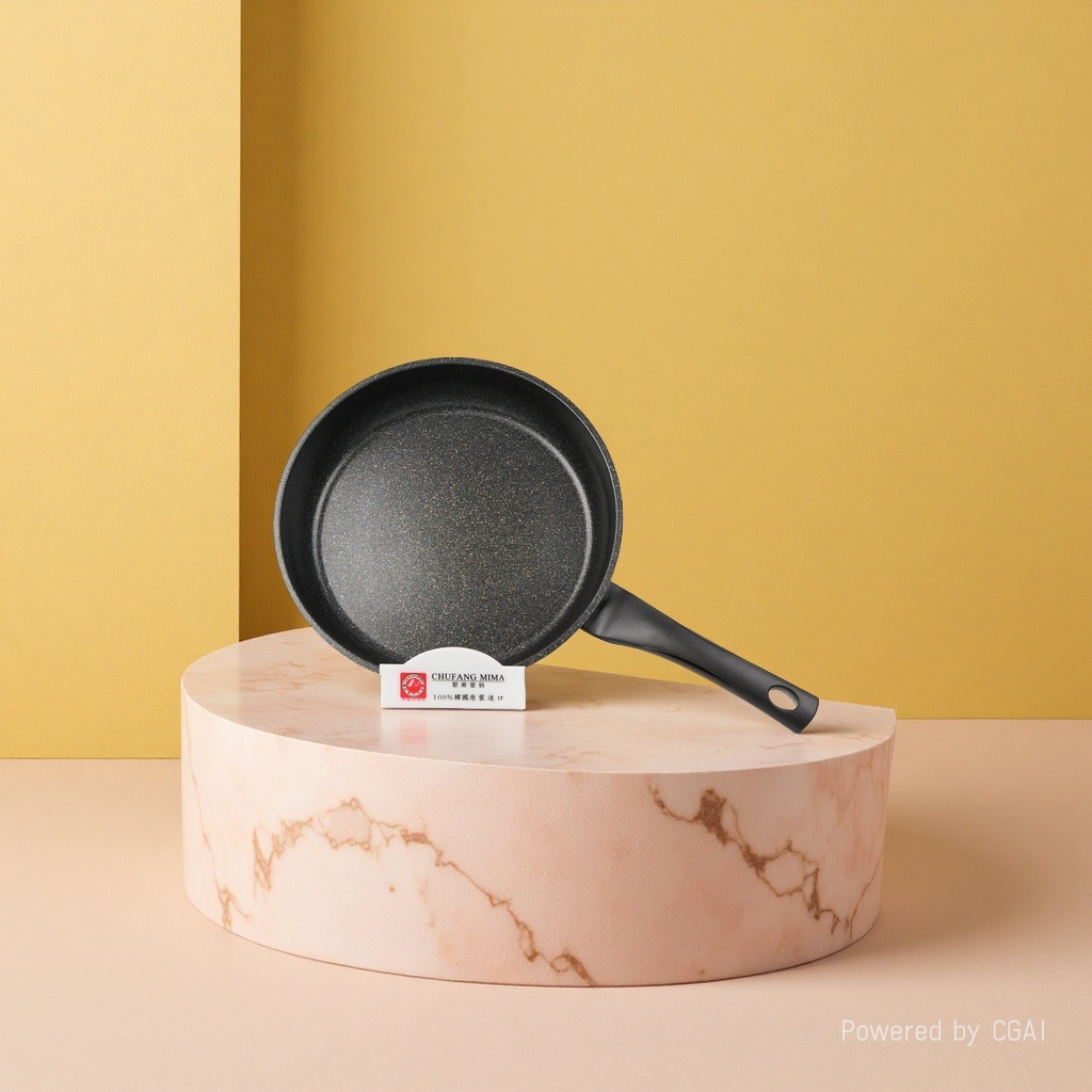 Kitchen Code: Original imported Korean IH marble-patterned frying pan, 28cm Specification image