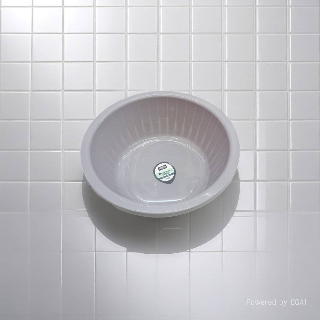 Multi-functional household grey plastic basin, multi-functional for washing vegetables and dishes, durable plastic basin in solid color wholesale details Picture