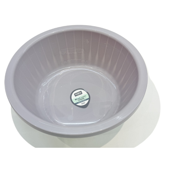 Multi-functional household grey plastic basin, multi-functional for washing vegetables and dishes, durable plastic basin in solid color wholesale Item Picture