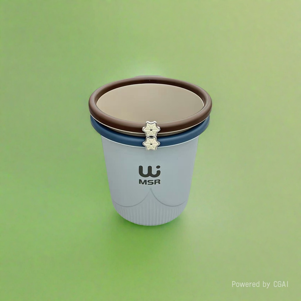 The smiling Face household stainless steel trash can is designed with a lid that does not bend over and is touch-free. It is environmentally friendly and durable Application Scenario