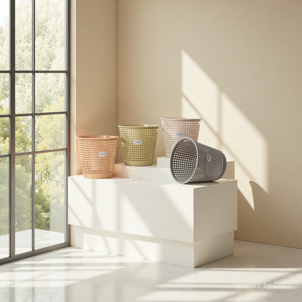 垃圾桶/笑脸垃圾桶/不弯腰垃圾桶/家用垃圾桶/不锈钢垃圾桶带盖产品图