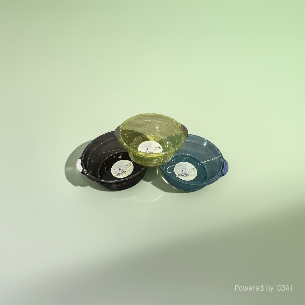 Deepened transparent basins, household washbasins for washing faces and vegetables, large and small sizes, female student dormitory laundry and foot washing basins, plastic basins, washbasins, foot basins, transparent ear-listening basins, sturdy and durable basins, wholesale details Picture