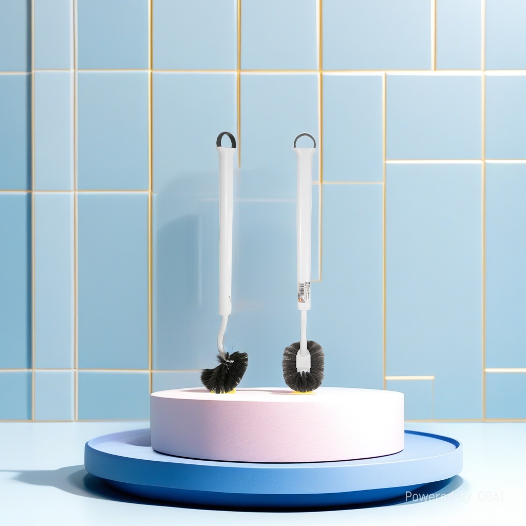 Round-head sanitary brush, household bathroom cleaning without dead corners, wall-mounted toilet brush without holes, squat cleaning brush, toilet brush for dead corner cleaning, wholesale toilet brush