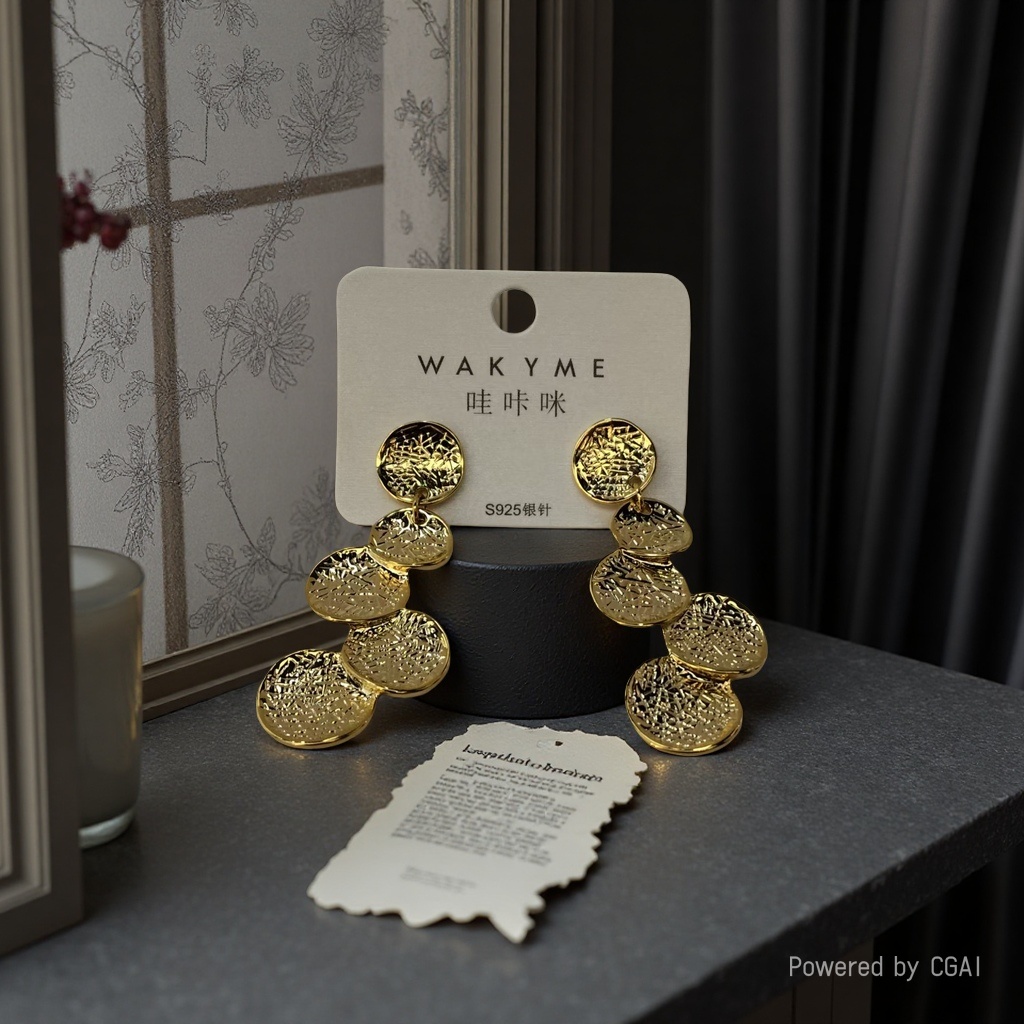 饰品/耳环女长款气质/饰品女长款时尚/创意饰品/耳饰产品图