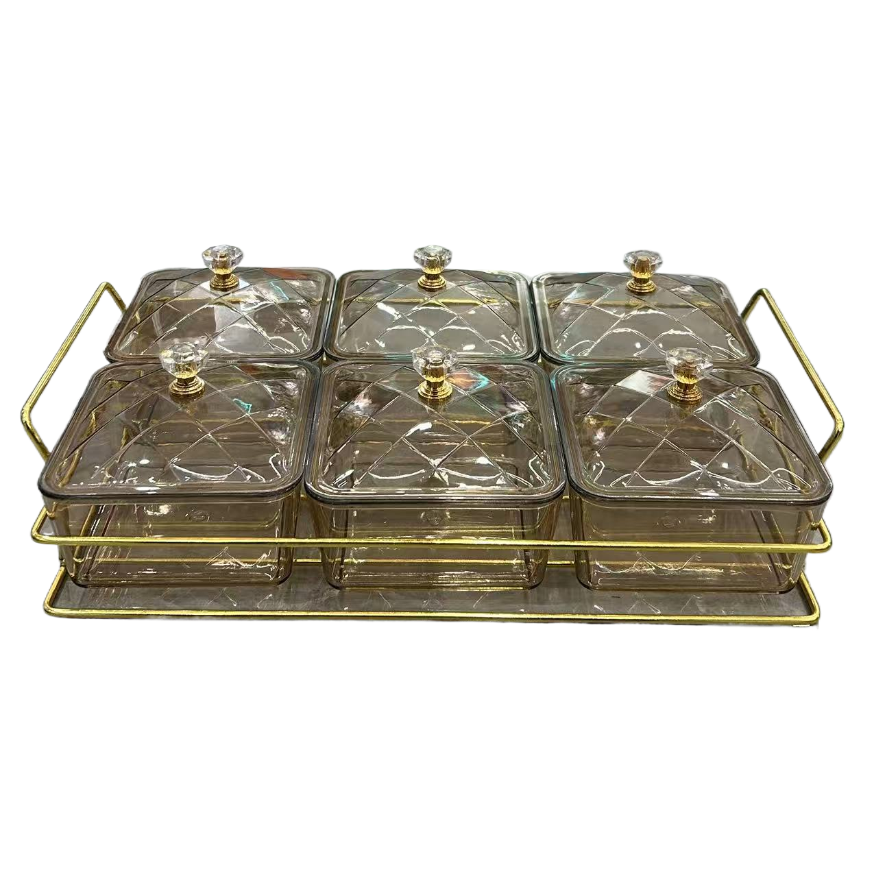 Light luxury high-end fruit platter, home living room coffee table, snack inventory, heart plate, snack display plate, firm dried fruit storage box Application Scenario