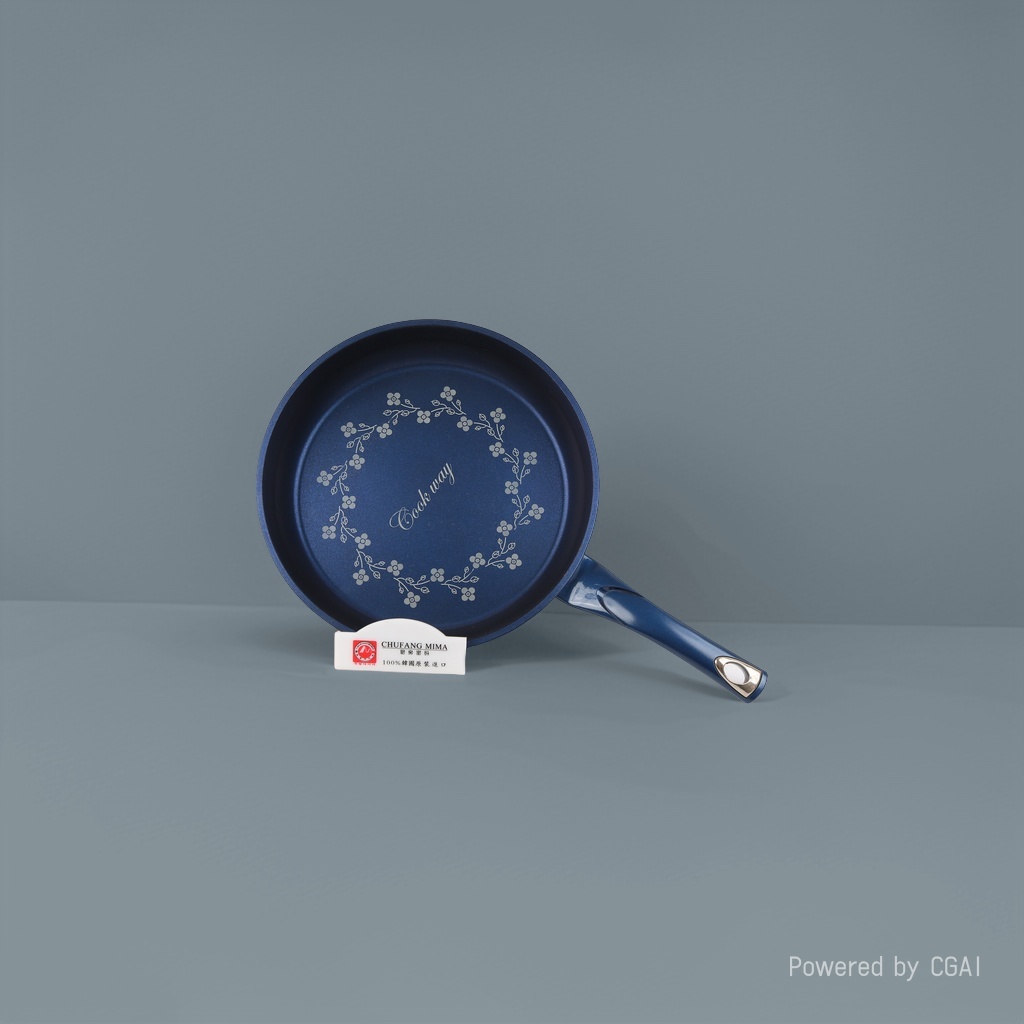 Cast iron frying pan, non-stick pan, 4-hole frying pan, multi-functional frying and stir-frying pan, household kitchenware Specification image