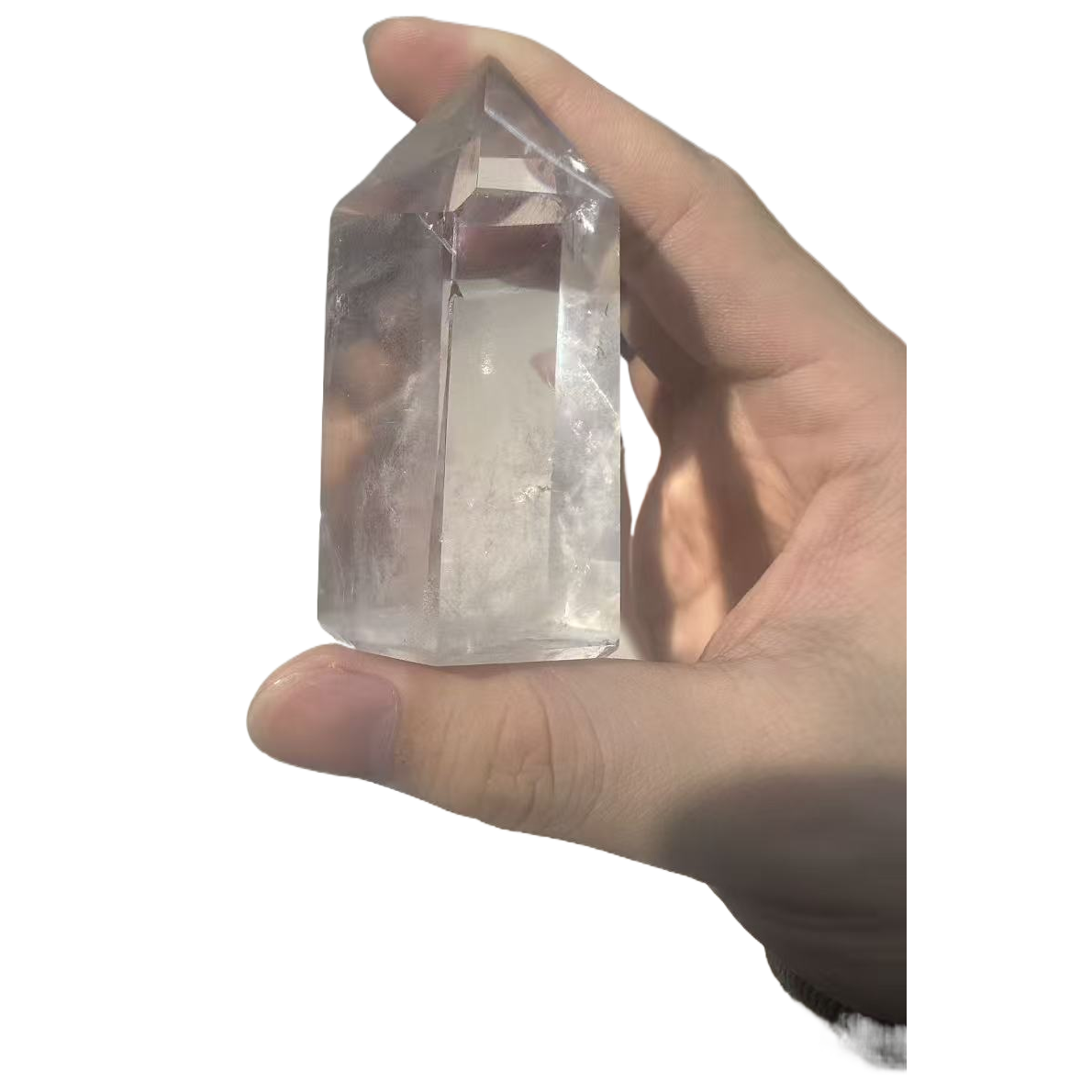 132-gram natural white crystal ornaments are in stock and available for shipment Item Picture