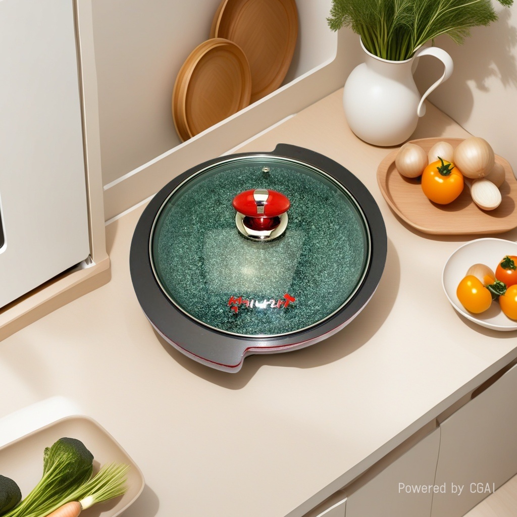 Kitchen Code: Korean original imported luxury IH natural stone hot pot, 29cm details Picture