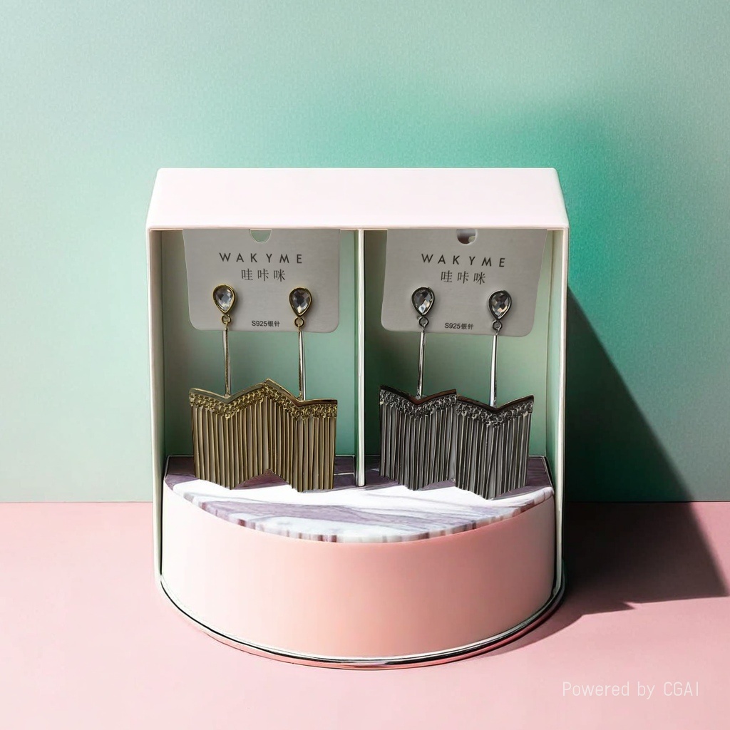 哇咔咪2026新品耳环，S925银针设计，复古风潮来袭！