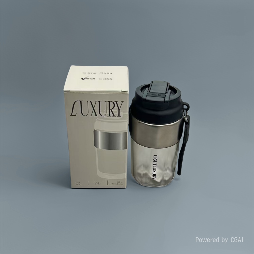 High-appearance-level PP coffee cups, portable car coffee cups, PP material portable and exquisite coffee cups, light luxury cups, durable coffee cups wholesale details Picture