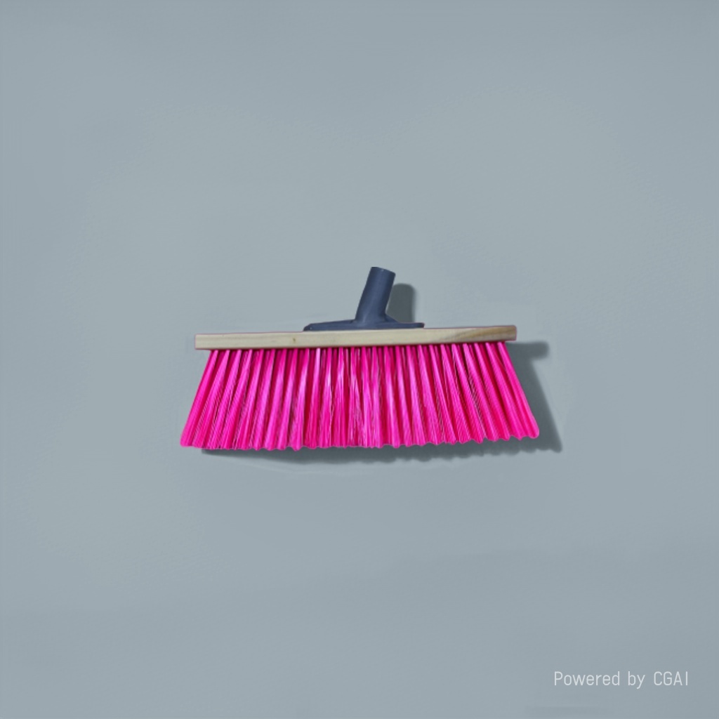 Pink bristle magic broom, wooden broom, practical and beautiful, household cleaning tool, lightweight and durable, multi-functional cleaning broom wholesale Item Picture