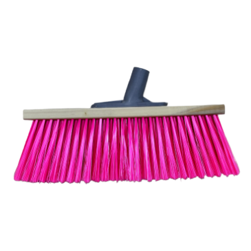 Pink bristle magic broom, wooden broom, practical and beautiful, household cleaning tool, lightweight and durable, multi-functional cleaning broom wholesale Application Scenario