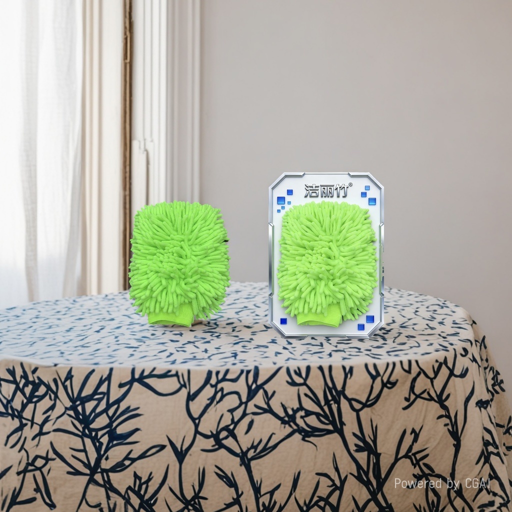 Scouring pad, dishcloth, cotton kitchen cloth, household vegetable cleaning cloth, multi-functional dishcloth, cleaning supplies details Picture