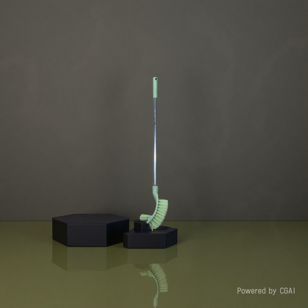 Toilet brush, toilet cleaning brush, bathroom and washroom magic tool, durable and practical toilet brush, toilet brush with long handle and thick rod, toilet brush, squat toilet brush, hard bristle cleaning brush, bathroom wall-mounted toilet brush wholesale Application Scenario