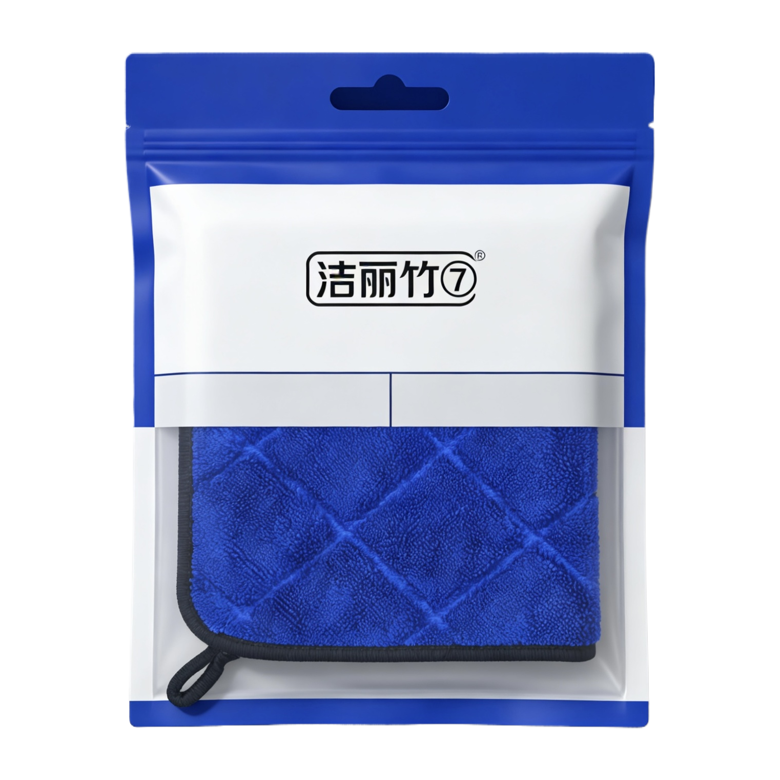 洁丽竹⑦品牌蓝色清洁布马年环保耐用家居用品擦车巾抹布