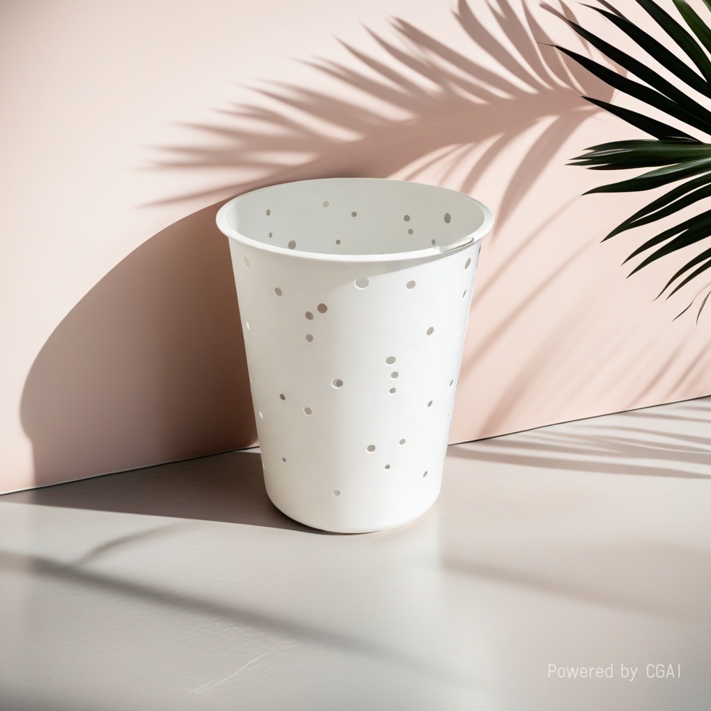 Nordic-style polka dot hollowed-out dirty clothes basket, large-capacity breathable laundry basket, bathroom and bedroom clothes storage basket, laundry basket with lid storage, dirty clothes basket wholesale Item Picture