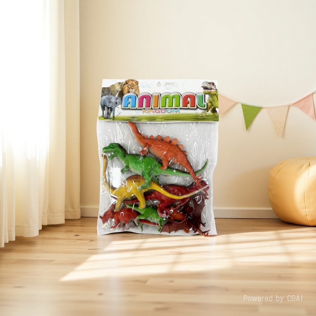 Animal Kingdom Dinosaur Model Set Inflatable Toys, new best-selling dinosaur toys, children's educational toys suitable for boys and girls Specification drawing