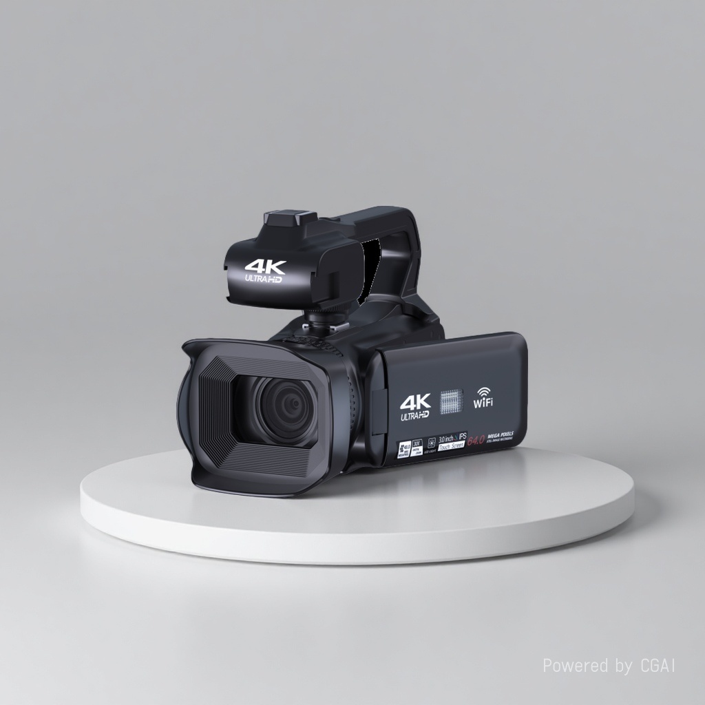 4K handheld 64-megapixel ultra-high-definition vlog digital video camera with Wifi for home, travel, wedding and action camera sets pic 4