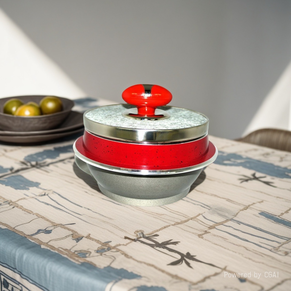Kitchen Code: Korean original imported luxury red natural stone pot, 21cm details Picture