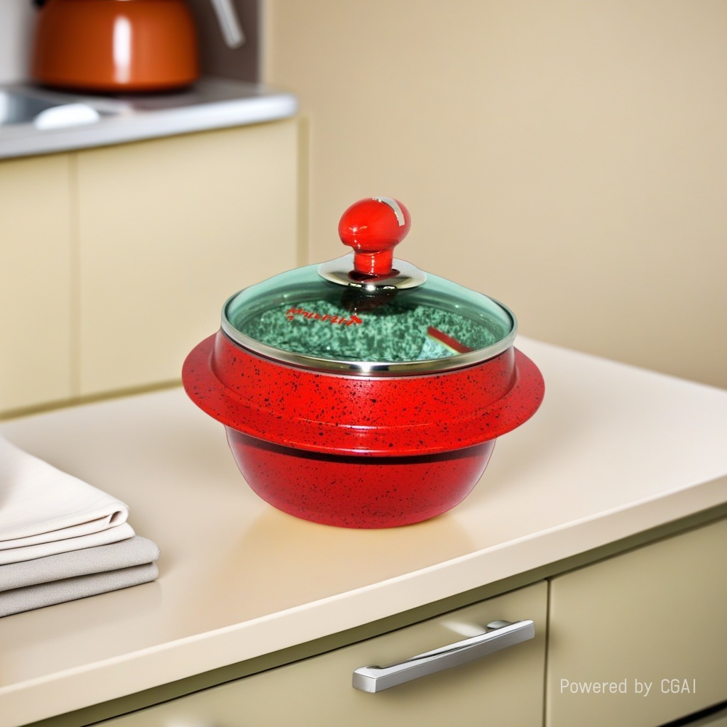 The red covered pot, the earthenware king clay pot, is a commercial clay pot stew pot specially designed for making soup details Picture