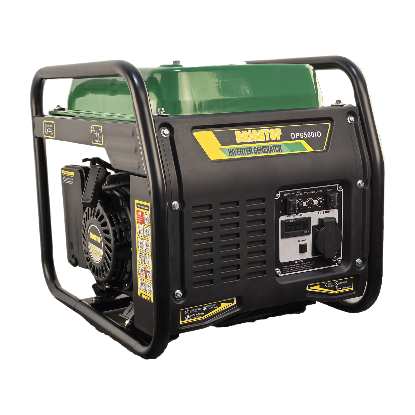 Brightop变频发电机 家用应急户外施工两用 230V稳定输出省油 便携耐用电力保障产品图