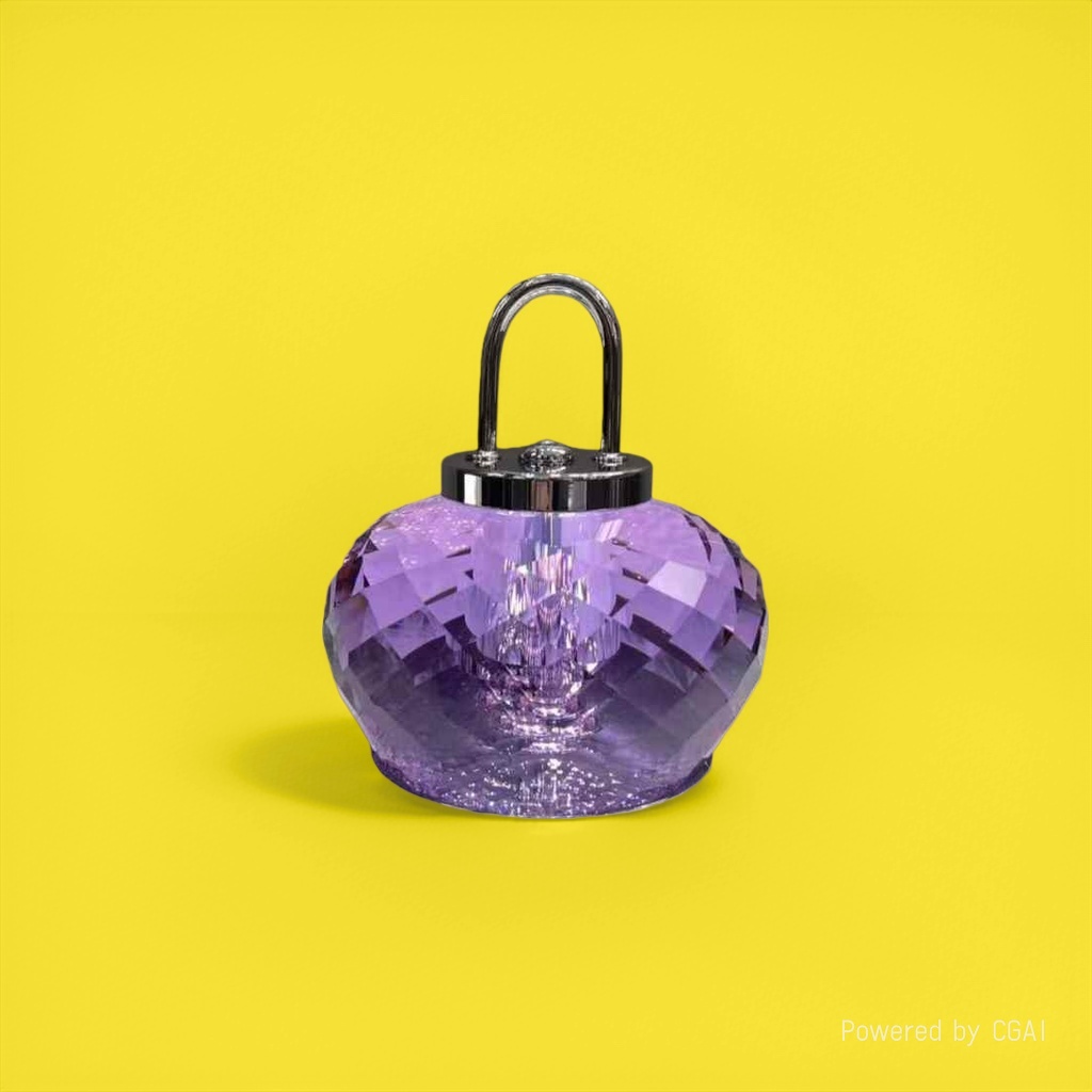 水晶/水晶内雕摆件/水晶工艺/紫水晶/施华洛世奇白底实物图